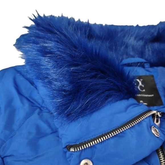 New York & Company Women's Blue Puffer Jacket Size XL NWT - Picture 7 of 12